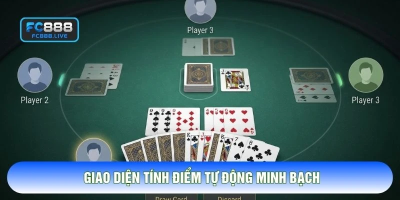 Giao diện tính điểm tự động minh bạch