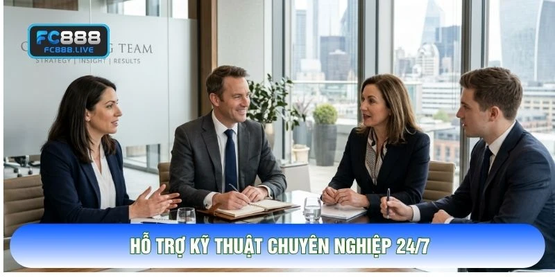 Hỗ trợ kỹ thuật chuyên nghiệp 24/7