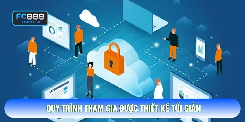 Quy trình tham gia được thiết kế tối giản
