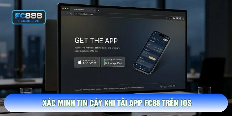 Xác minh tin cậy khi tải app FC88 trên iOS