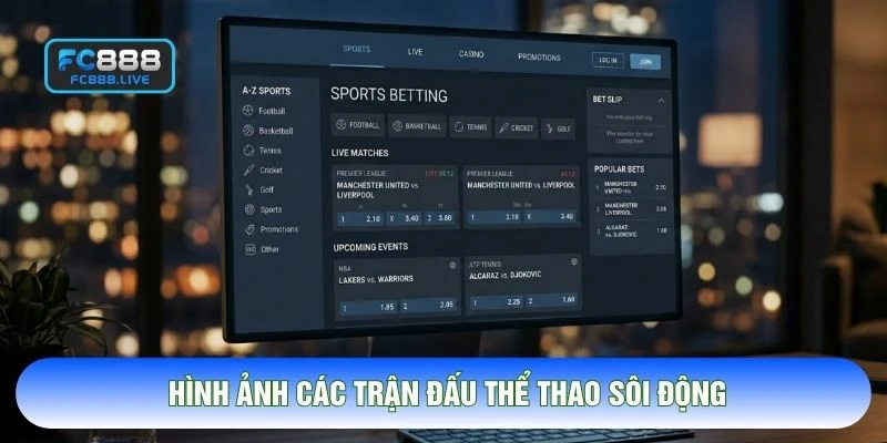 Hình ảnh các trận đấu thể thao sôi động
